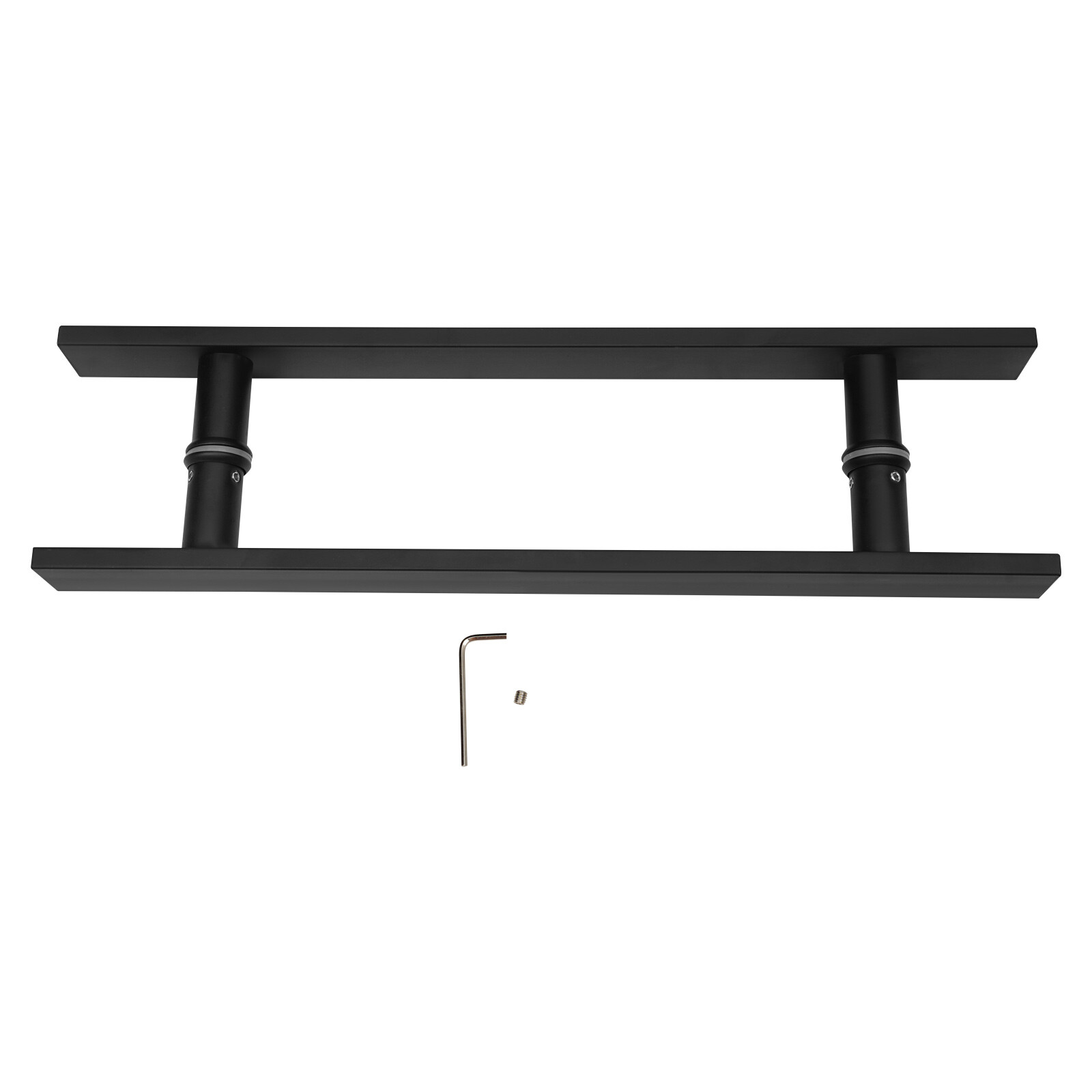 Double Sided Stainless Steel Door Handle, 2* Pull Push Sliding Barn Door Handles