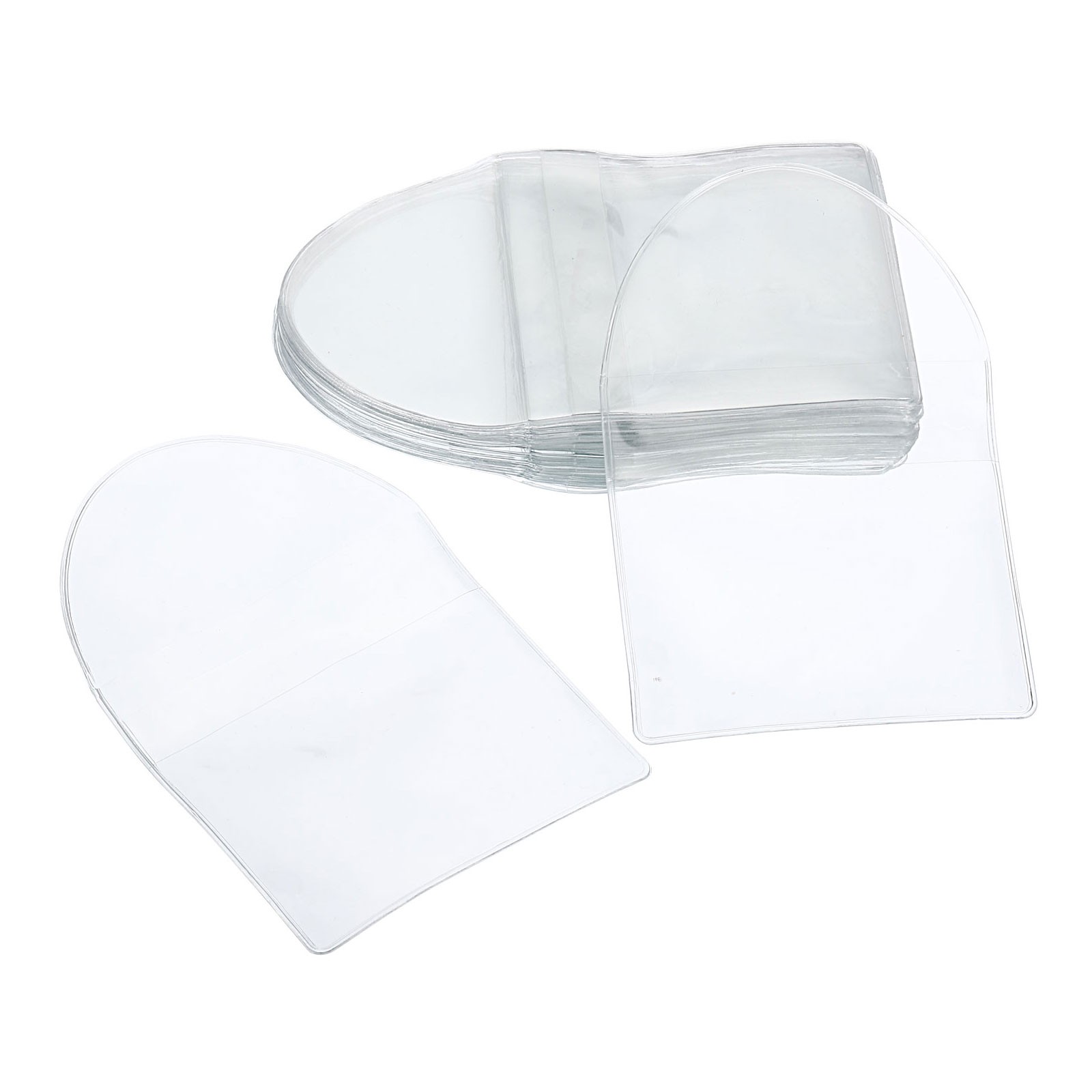100Pcs Pocket Coin Sleeves Holders Plastic Pocket Coin Flips (Clear, 3.2 x 3.2″)