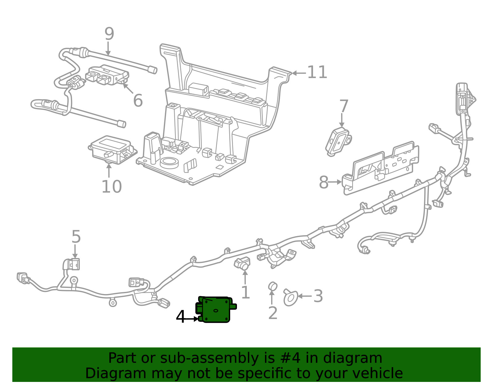 Genuine GM Blind Spot Radar 85530065