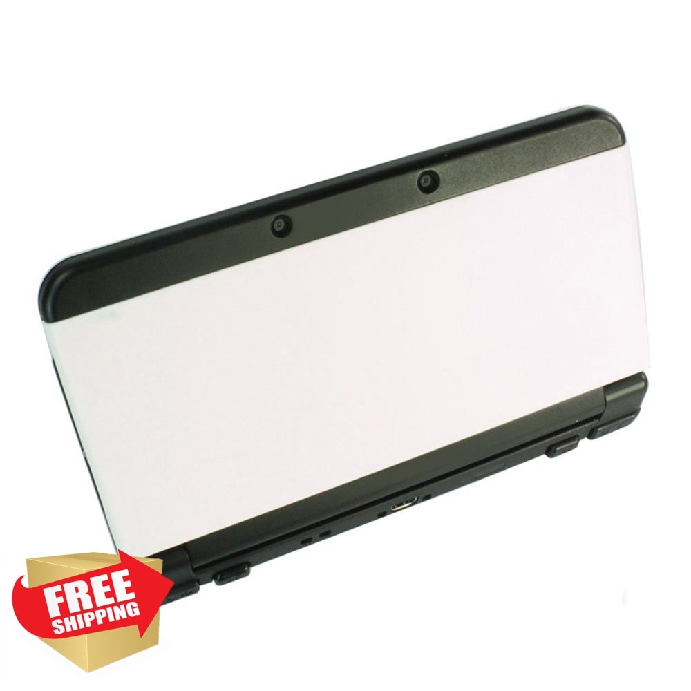 Ambertown New 3DS Front Back Faceplate White