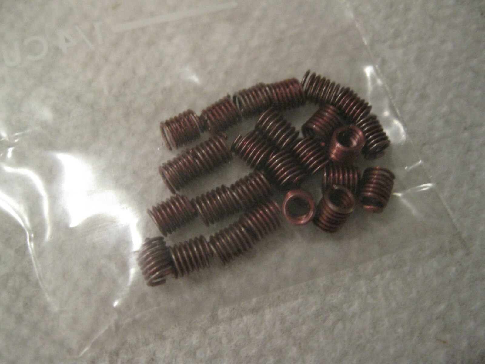 #4-40 x .224" Helicoil Screw-Locking Thread Insert 25pc Lot