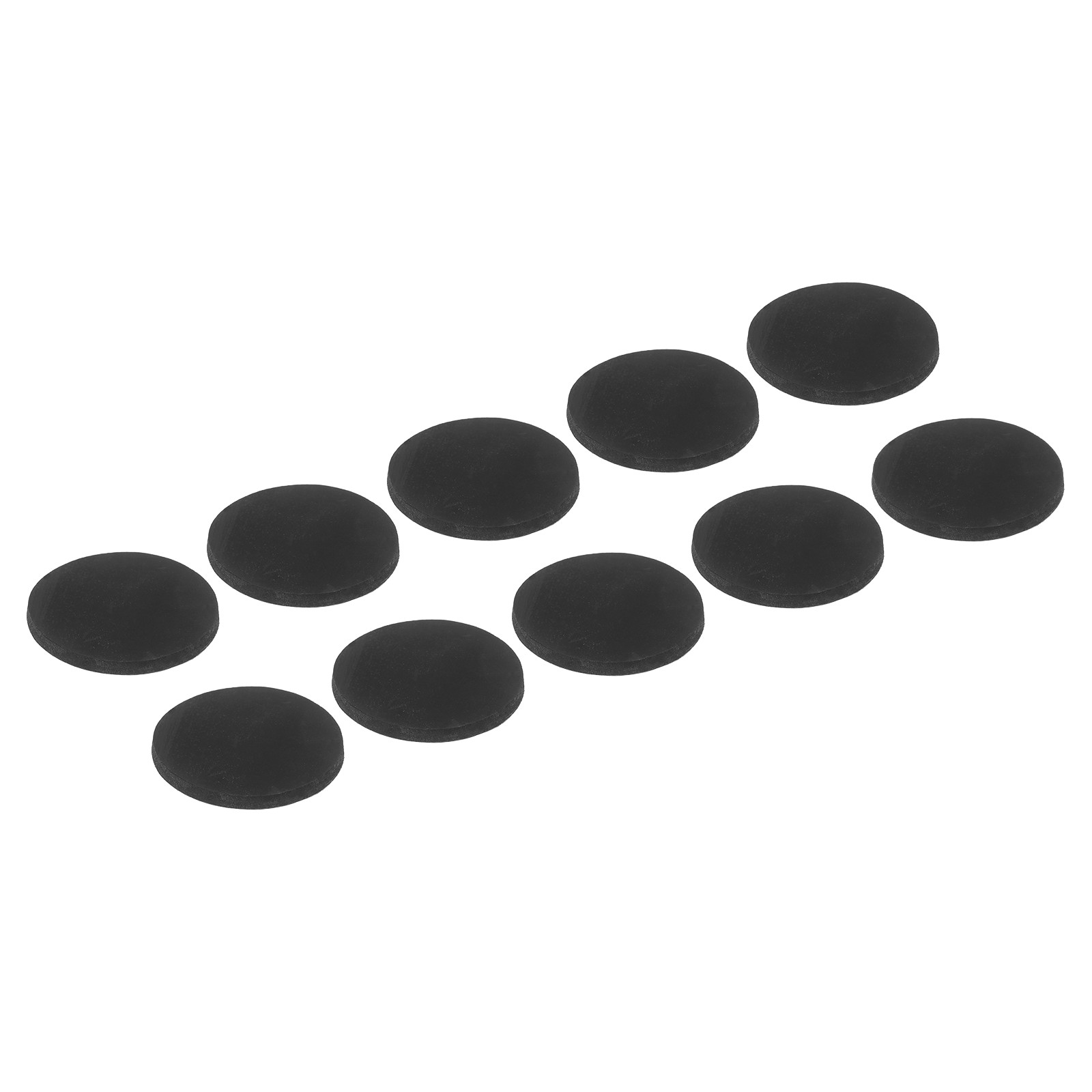 10 Pcs Non Slip Furniture Pads 45mm x 3mm, Adhesive Backed Rubber Feet