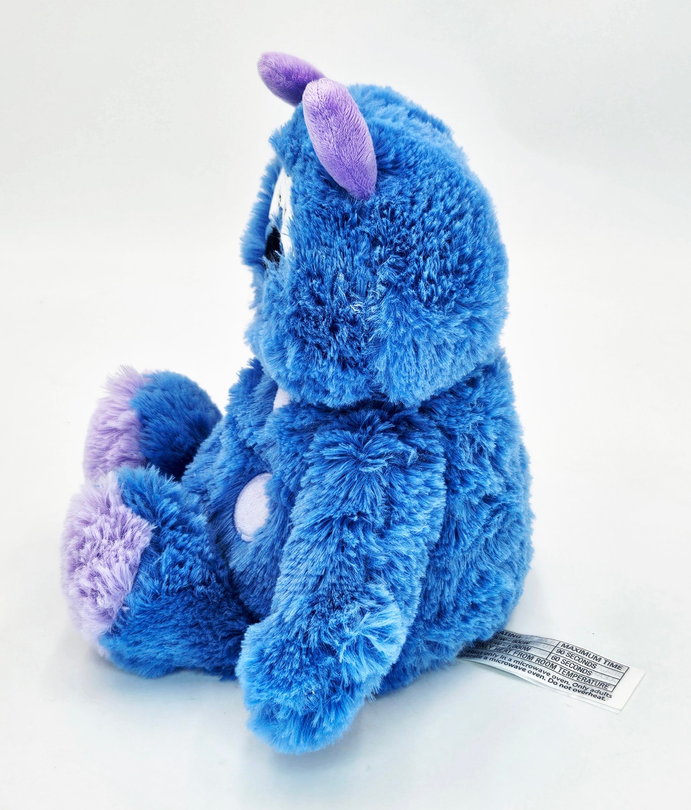 Warmies Blue Monster Microwavable Heating Pad Animal Used