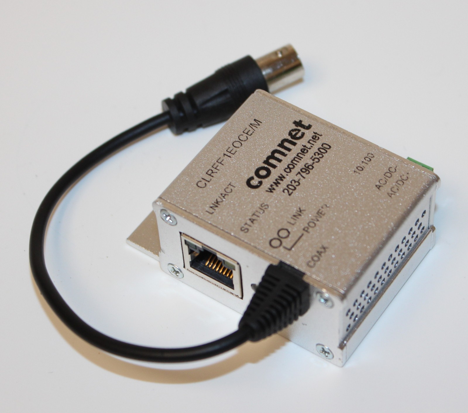 Comnet CLRFE1EOCP/M Mini Ethernet-Over-Coax or UTP Extender Remote Unit