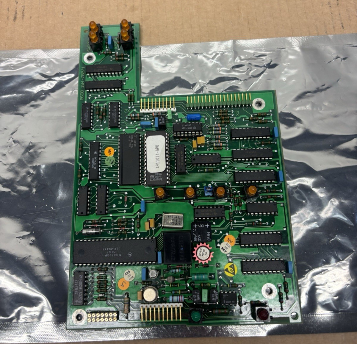 Vintage Motorola 6803 Microprocessor Board