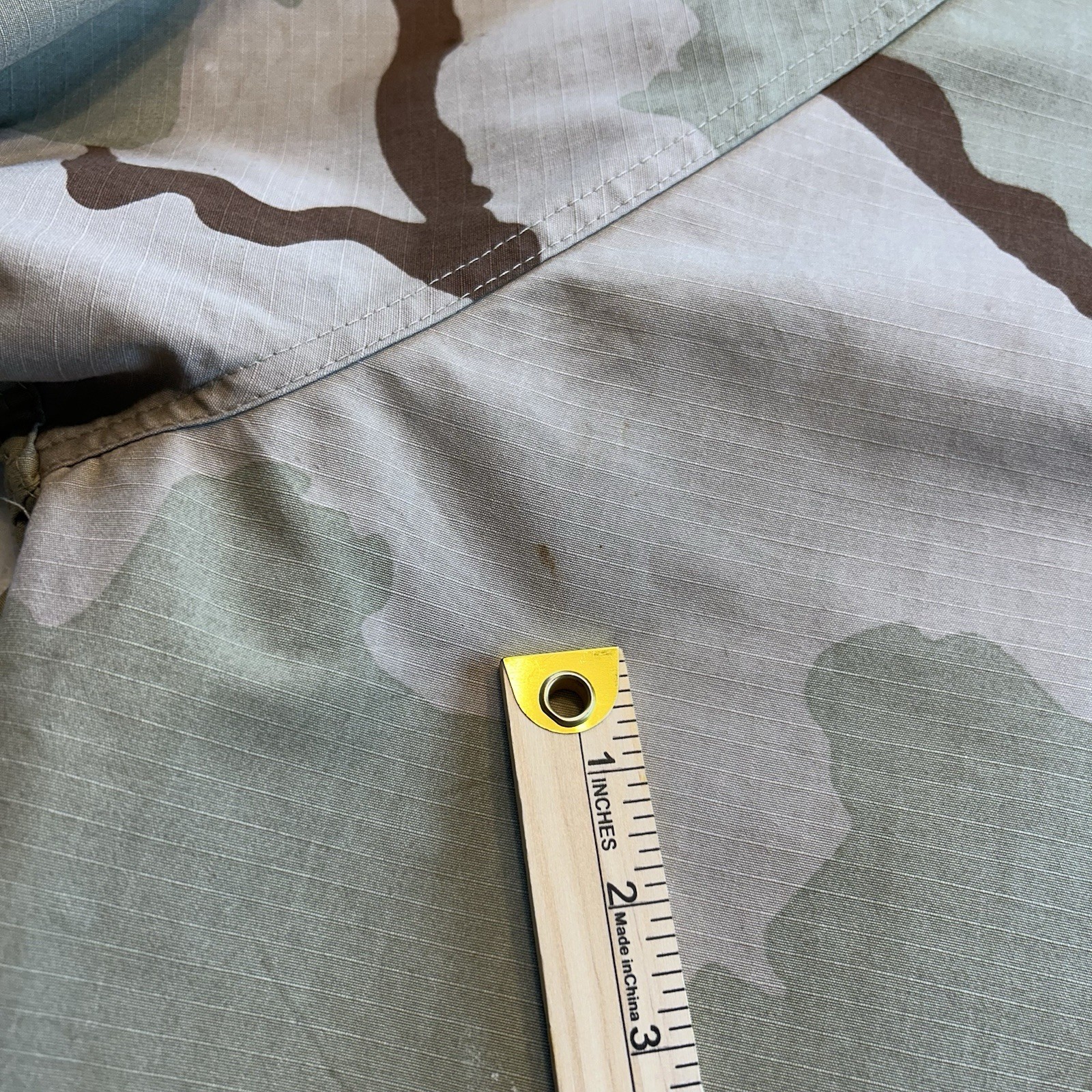 Vintage Army Jacket Desert Camo Coat Overgarment Chemical Protective Size Medium