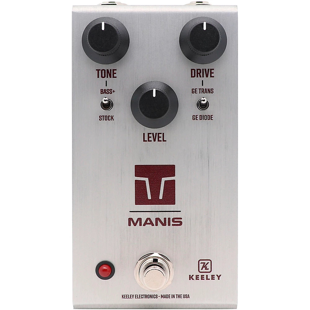 Keeley Manis Overdrive Effects Pedal Silver