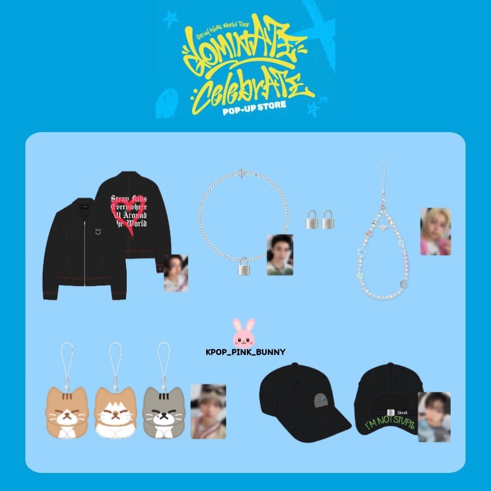 [ON HAND] STRAY KIDS SKZ World Tour dominATE : celebrATE ARTIST OFFICIAL MERCH