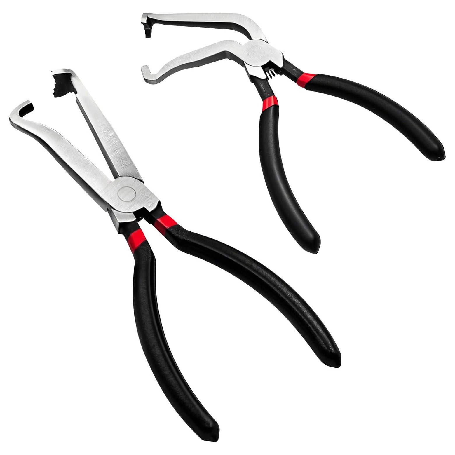 2 Pack Fuel Line Disconnect Pliers, Electrical Connector Clip Removal Tool Set