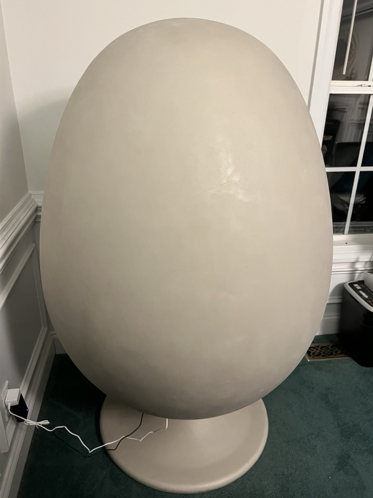 Space Age Atomic Egg Chair Modern MCM Atomic Starkey Laboratories Egg Pod Chair