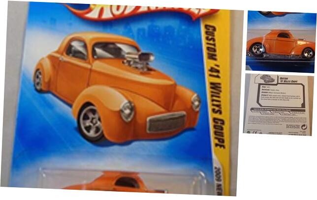 New Models Custom '41 Willys Coupe - ORANGE 1:64 Scale - 2009-025