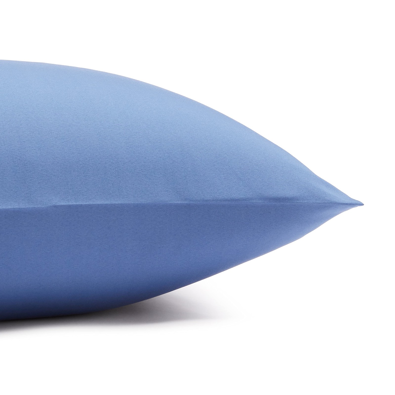 Amazon Basics Bed Sheet Set Full Dutch Blue Solid 4-Piece Microfiber 14-Inch
