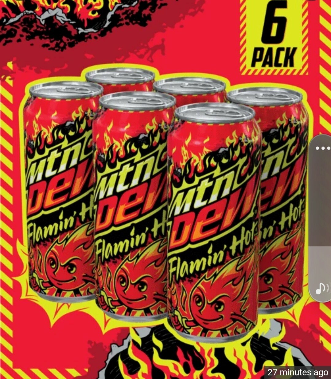 Mtn Dew Flaming Hot *pre-order* Confirmed shipping