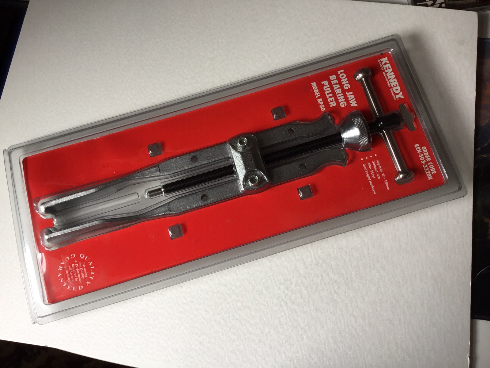 Kennedy Long Jaw Bearing Puller BP50 10-50mm - New