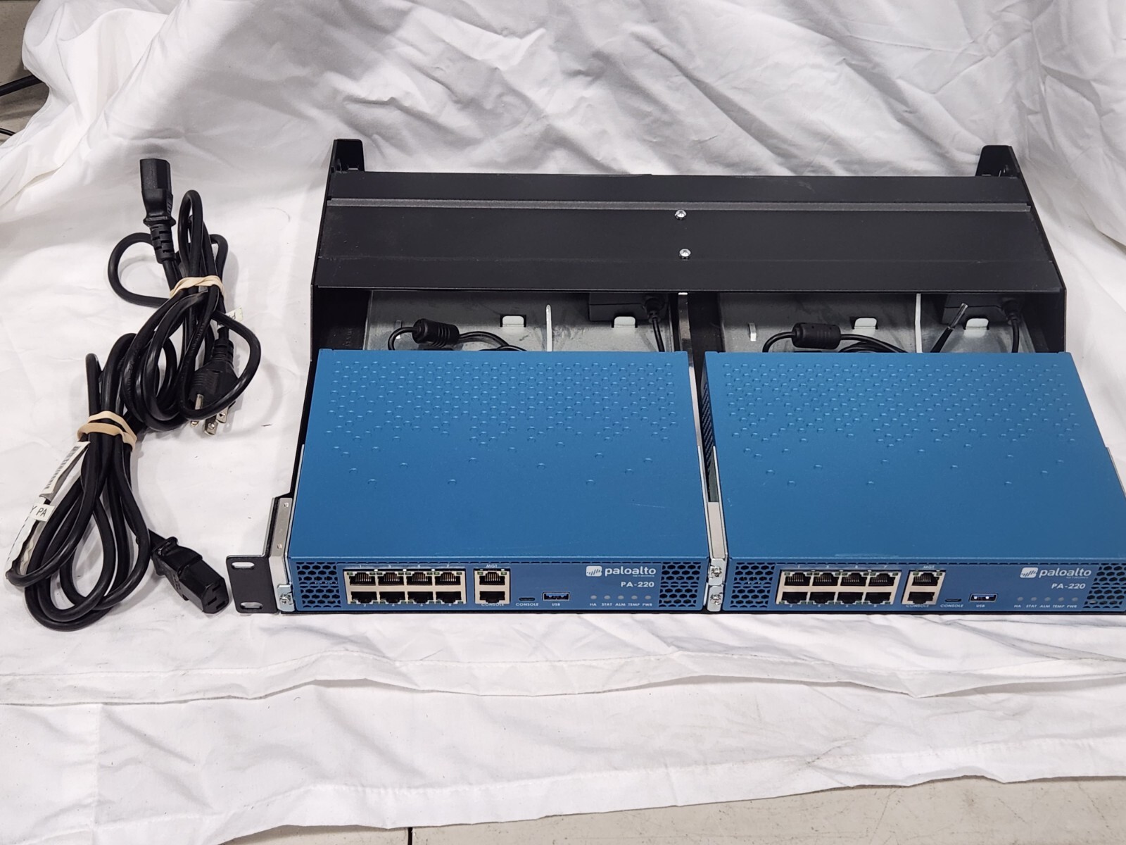 Set of 2 PaloAlto PAN-PA-220 Next Gen Network Security Firewall w/Rack Mount Kit