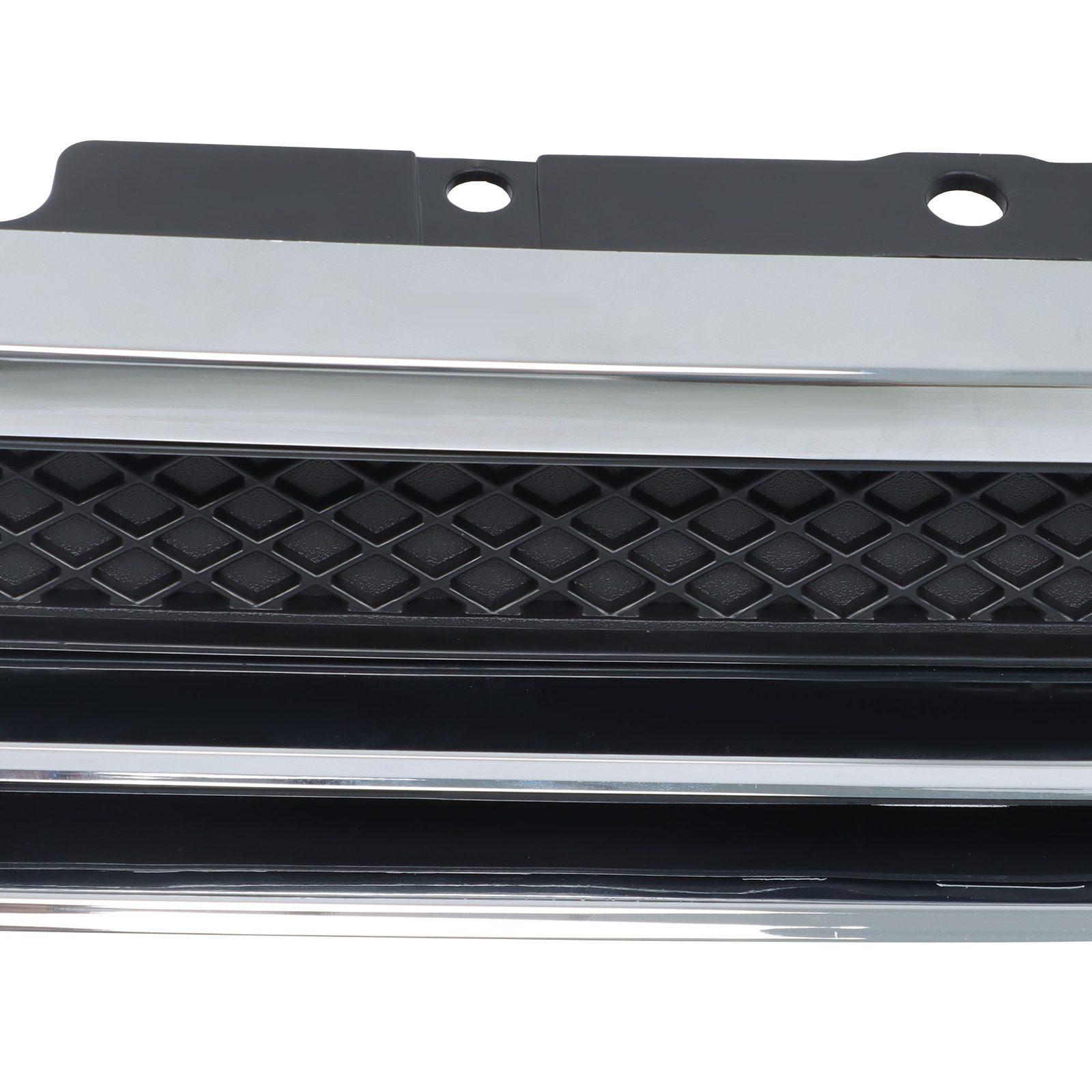 Front Upper Bumper Grille With Chrome Trim Plastic For 2013-2019 Ford Flex
