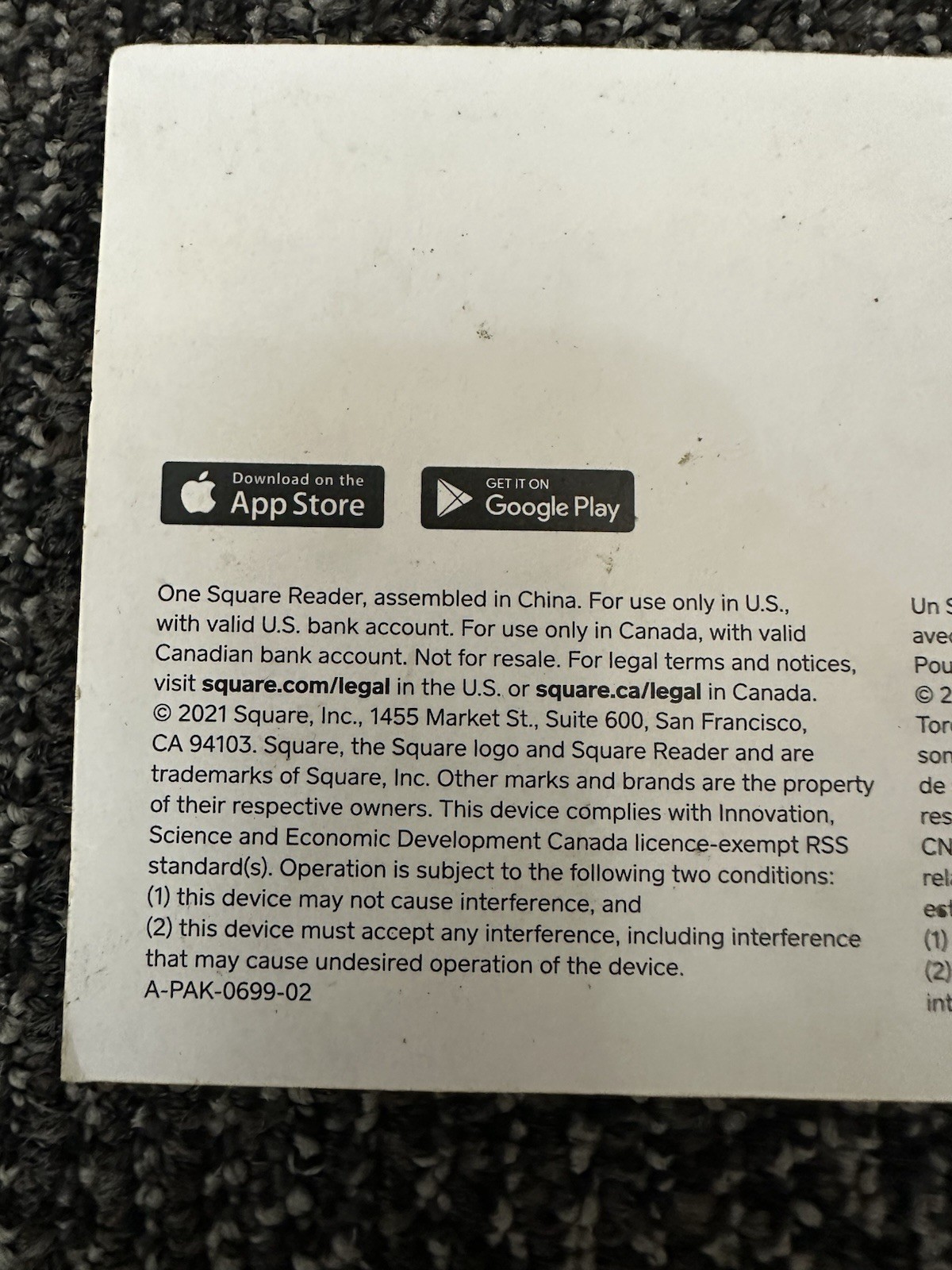 Square Credit Card Reader for Apple and Android