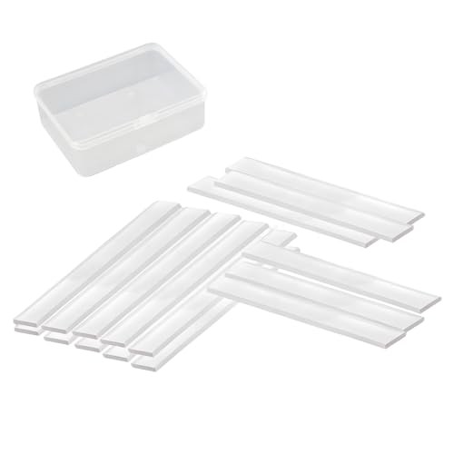 Clear Setting Blocks - Plastic Setting Blocks for Glass and 0.040" X1/4" X 2"