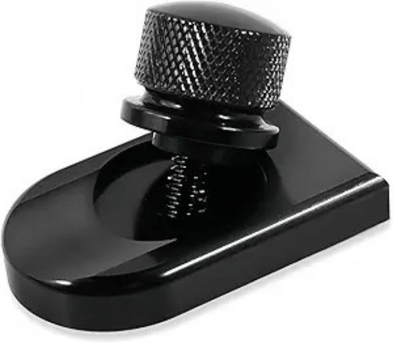 Seat Bolt Tab Screw Mount Knob Cover for Fatboy Road King Softail Color: black