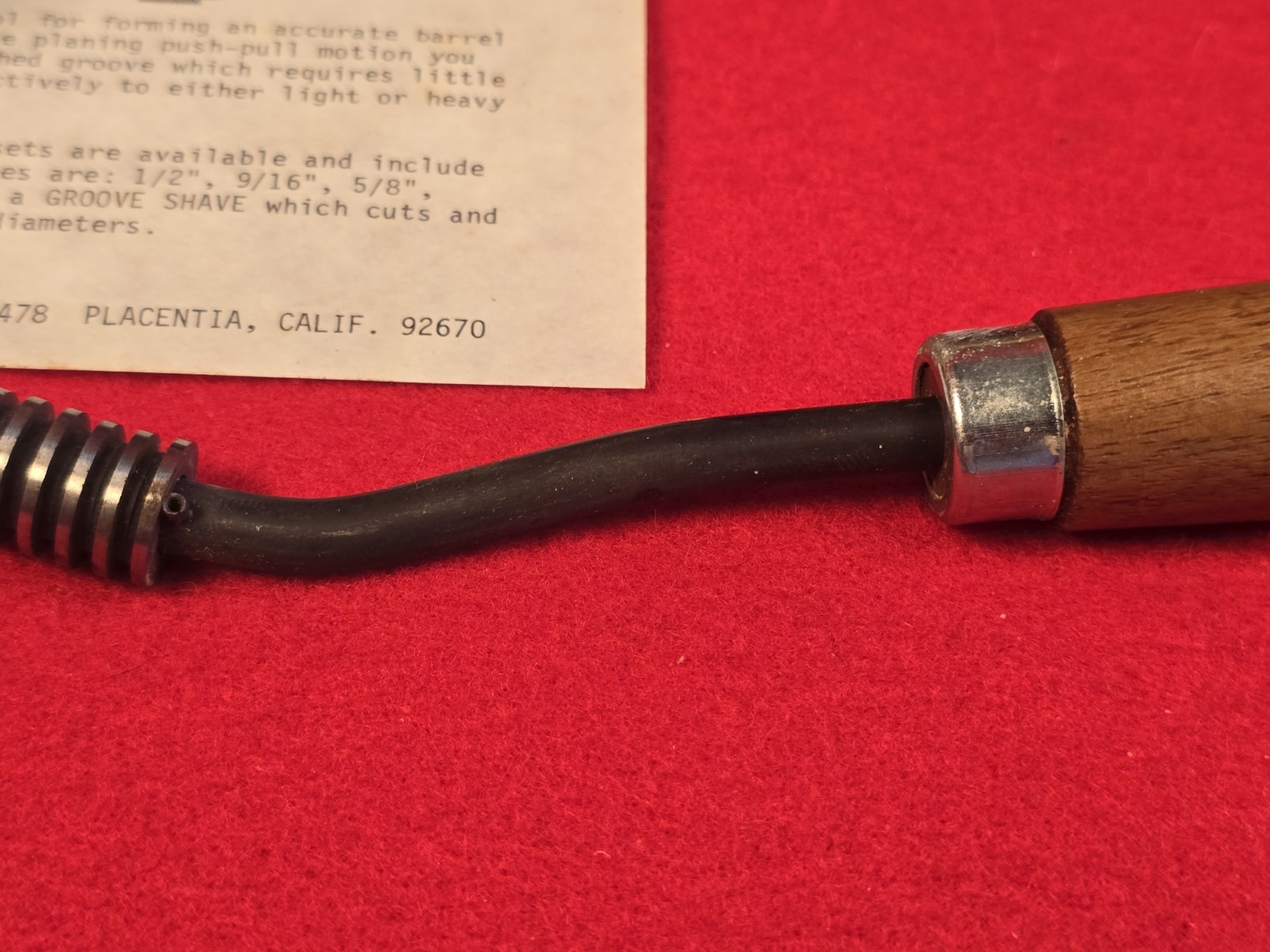 Gunline Tools 1/2 Barrel Bedding Tool