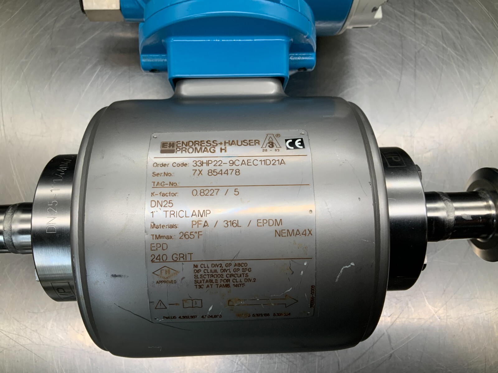 Endress+Hauser Promag 33 with Promag H Electromagnetic Flowmeter