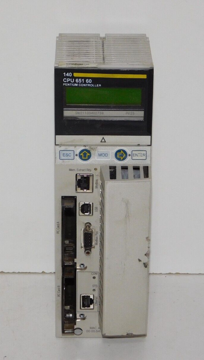 Schneider Automation 140CPU65160 Modicon Digital Pentium Controller Module Unit