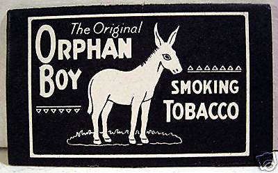 Vintage Orphan Boy Complimentary Cigarette Paper/ Old Store Stock