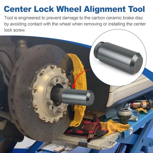 Center Lock Wheel Alignment Tool Compatible with Porsche 911 997 992 718 &