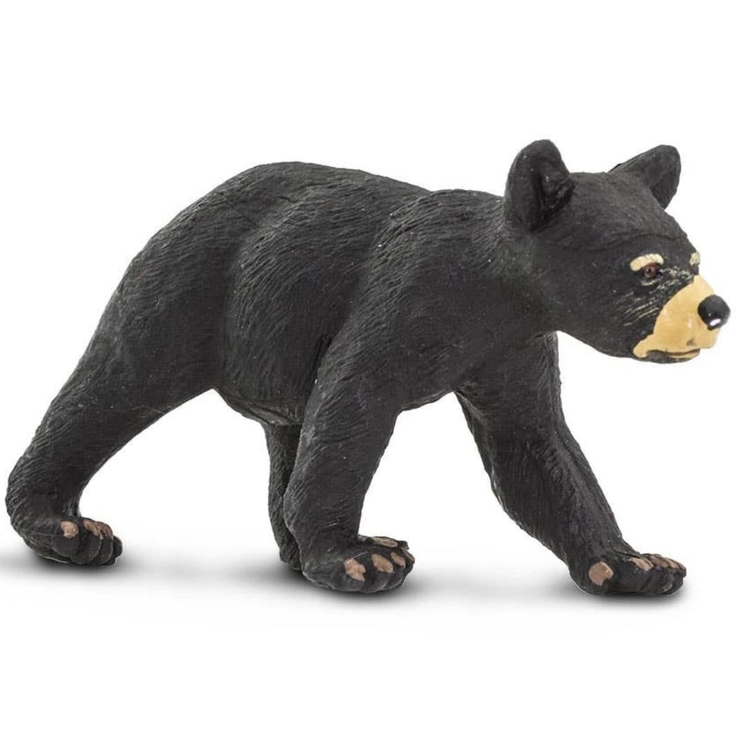 Black Bear Cub Figurine - Hand Painted Animal Toy Figure - New Safari Ltd 273629