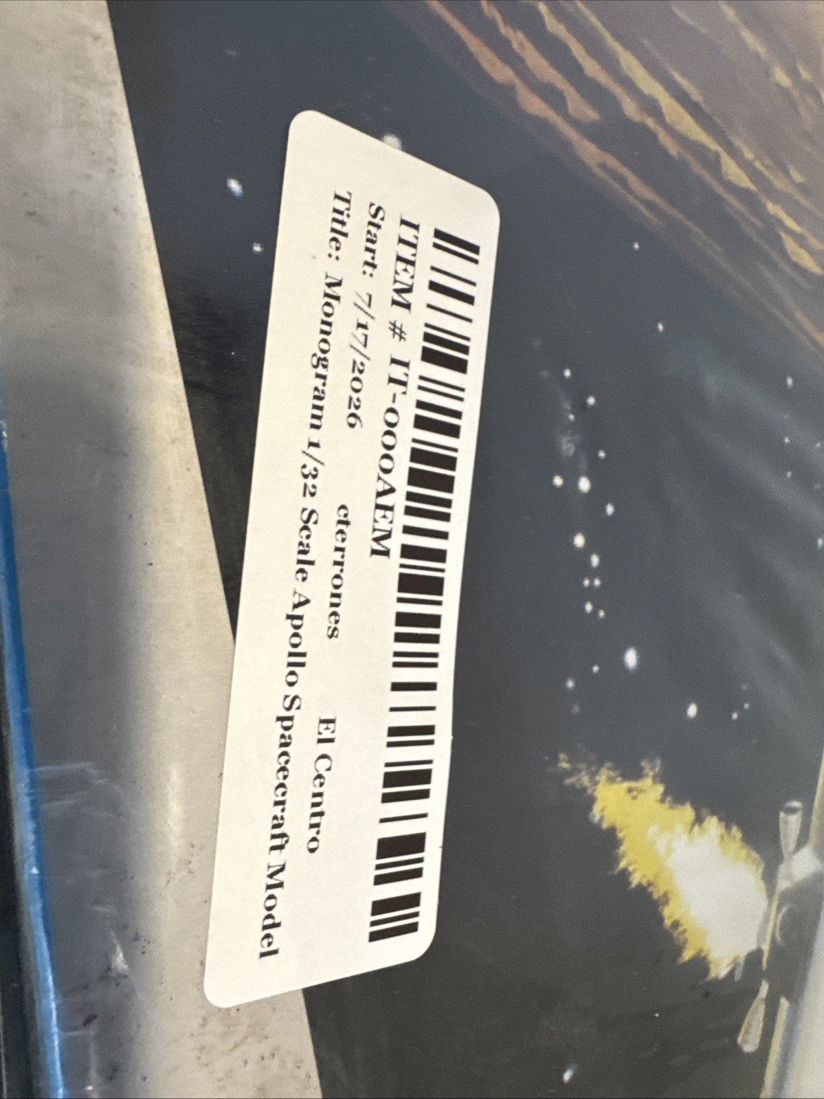 18-5083 MONOGRAM 1:32 Scale APOLLO SPACECRAFT Plastic Model Kit - Unopened NEW