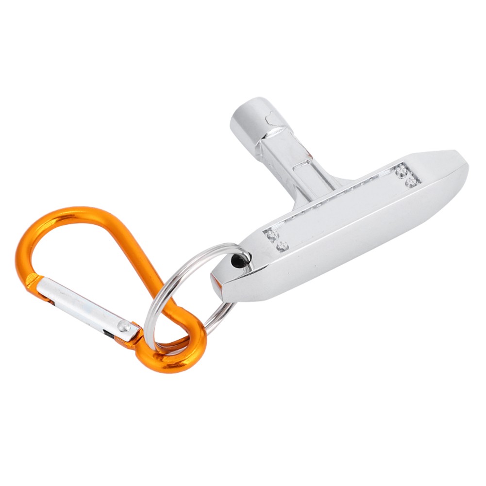 Drum Skin Tuning Key Square Socket With Carabiner Musical Instrument Accessory