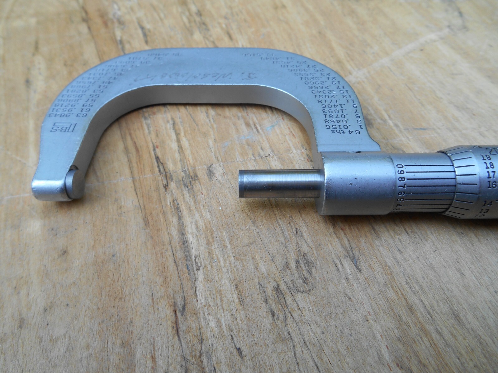 BROWN & SHARPE 20-11 MICROMETER , 1-2" , .0001"