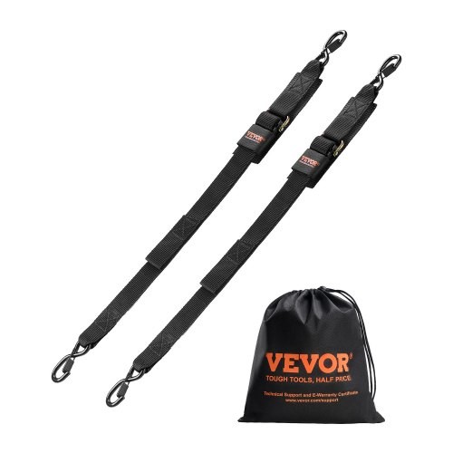 Retractable Ratchet Straps, 2 in x 4 ft Ratchet Tie Down Straps with Securit...