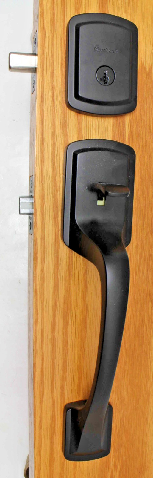 Kwikset Prague Handleset Pismo Knob Matte Black 818PGHXPSKRDT514 #8lh