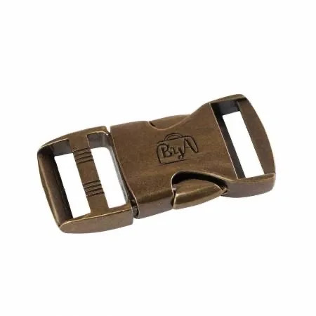 Side Release Buckle from byAnnie - 1" in Antique Brass
