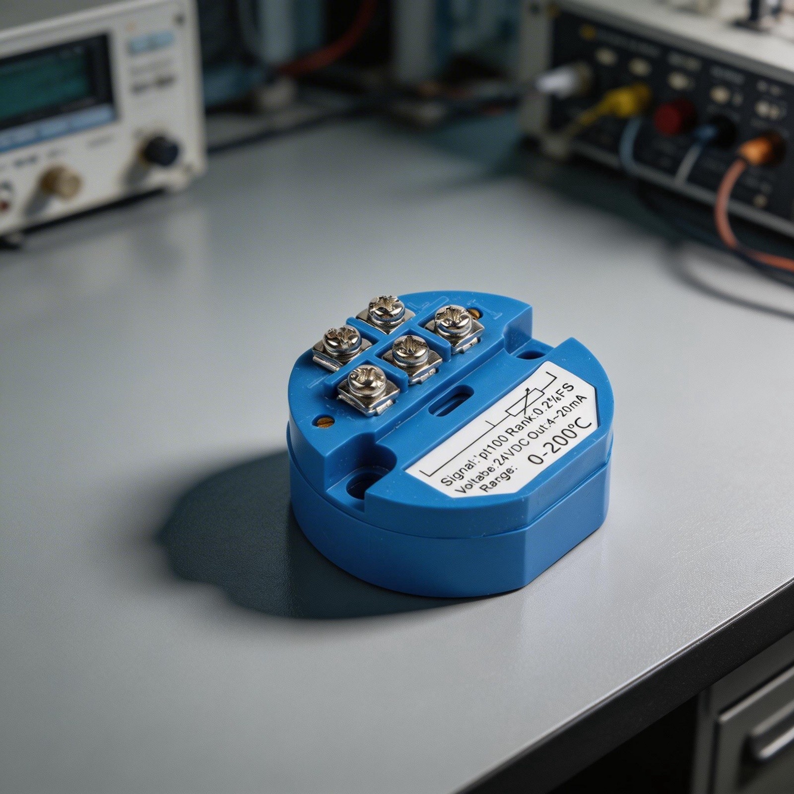 Temperature Sensor Meter for PT100 Applications from 0 to 200 Degrees for