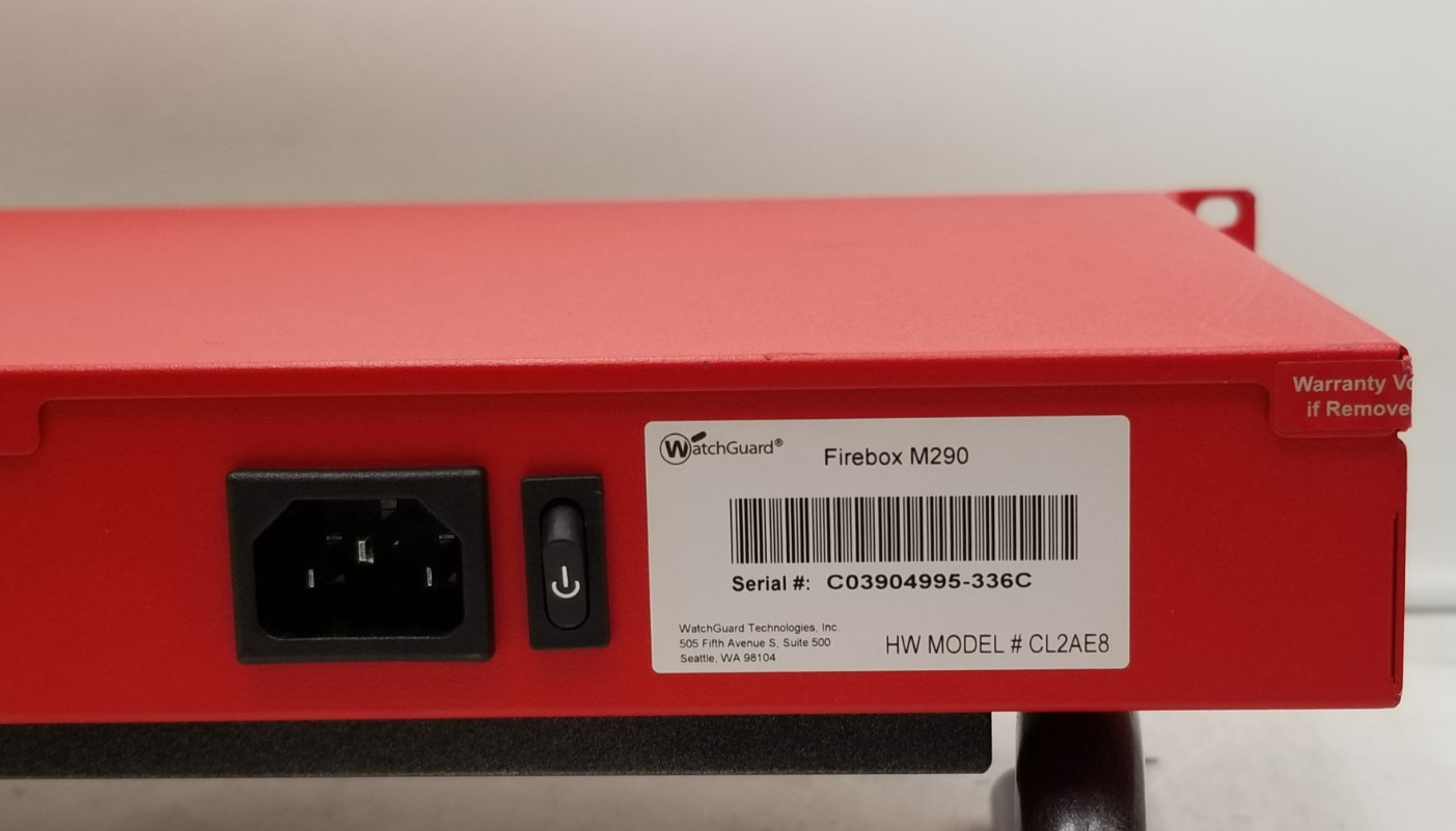 WatchGuard FireBox M290 7-Port Network Security Appliance (CL2AE8)