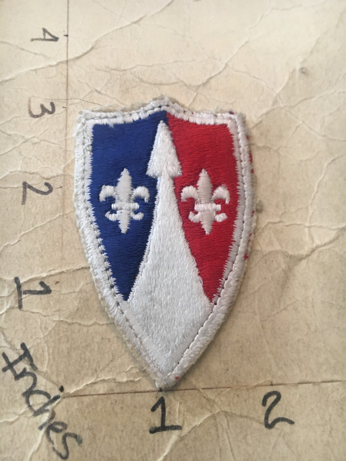 WW2 to Korea era US Army Theatre Area Support Command c/e no glow Patch 6/7/25