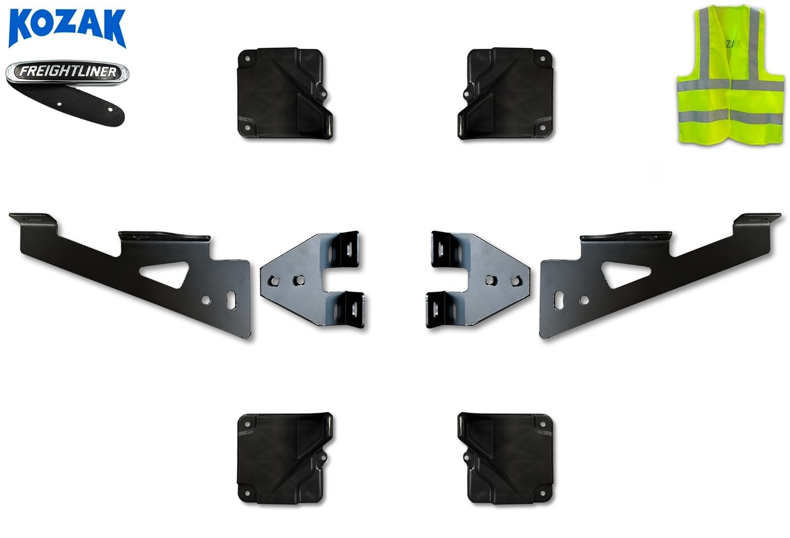 Brackets Set fits Lower Fairings LH & RH Freightliner Cascadia Narrow Fairing