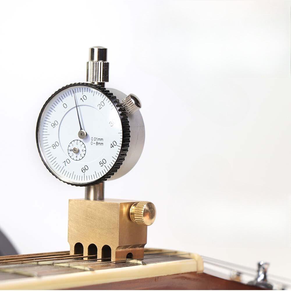 Folk Electric Acoustic Guitar String Height Measurement Dial Indicator