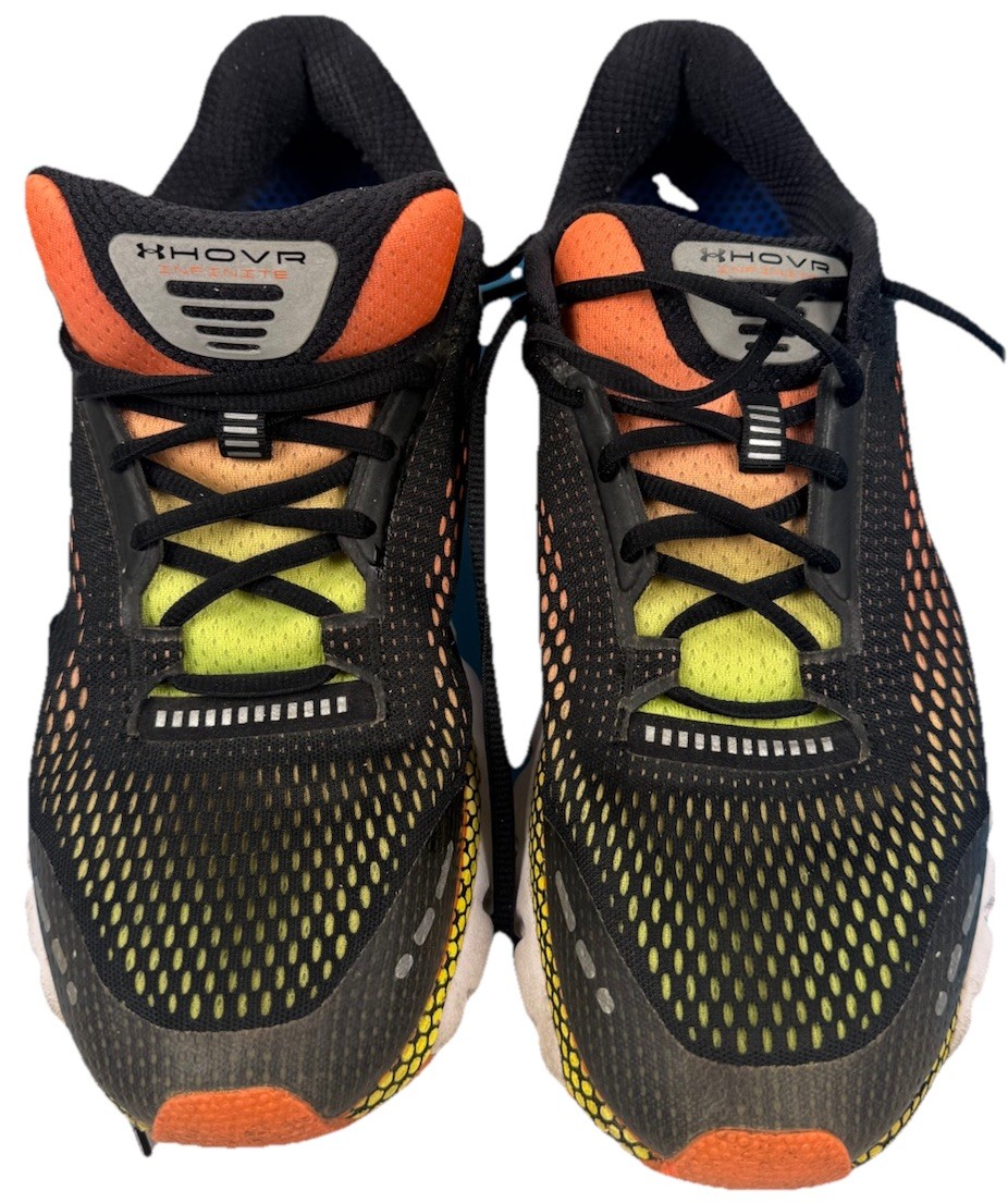 Under Armour Men's HOVR Infinite Elite Black Sonic Yellow Running Shoes