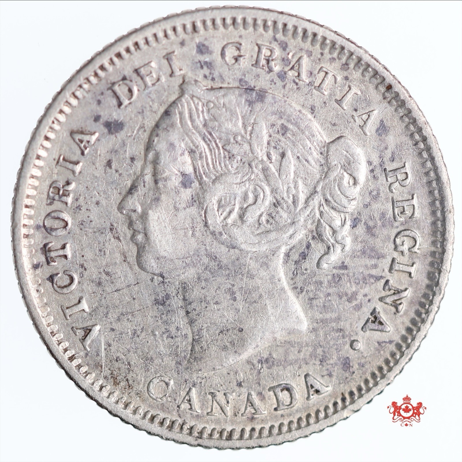 1881H Canada 5 Cents - VF - Lot#12764