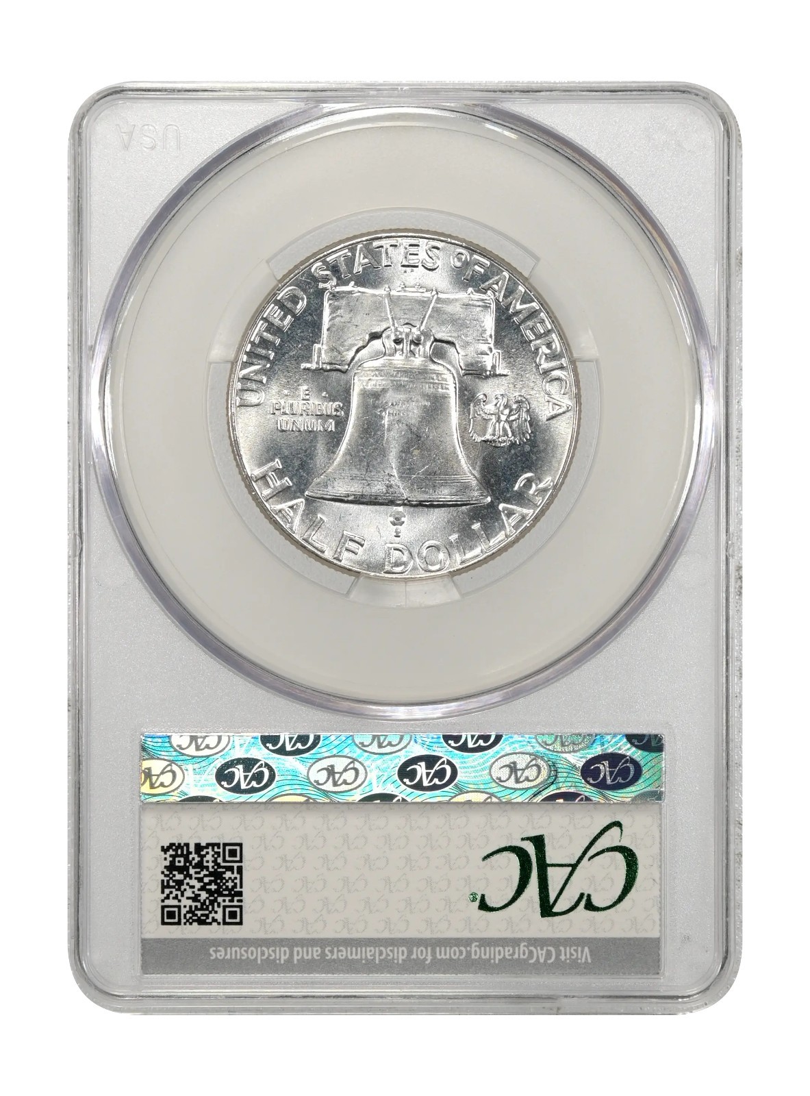 1963 Franklin Silver Half Dollar MS64 CAC Grading 50C