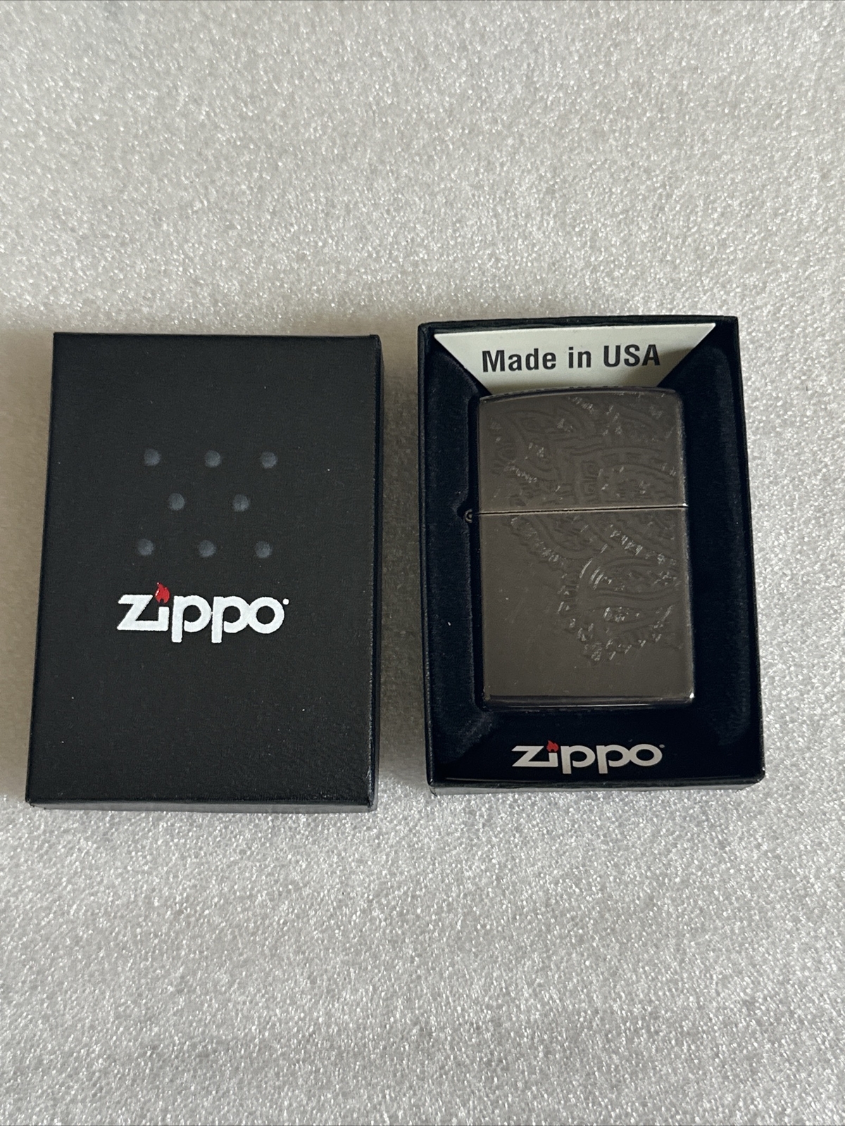 Zippo 29431 Iced Paisey with Box