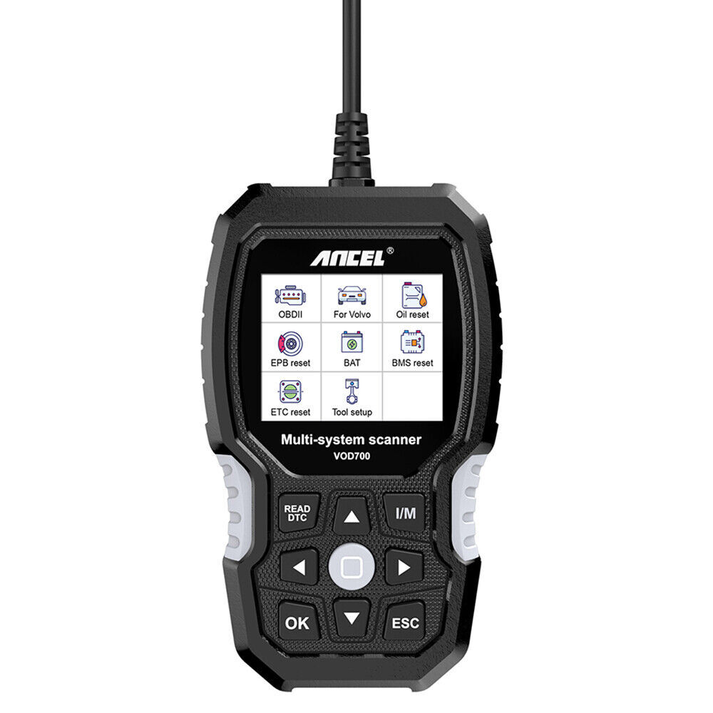 ANCEL VOD700 Fit For Volvo OBD2 Scanner Code Reader Full System Diagnostic Tool