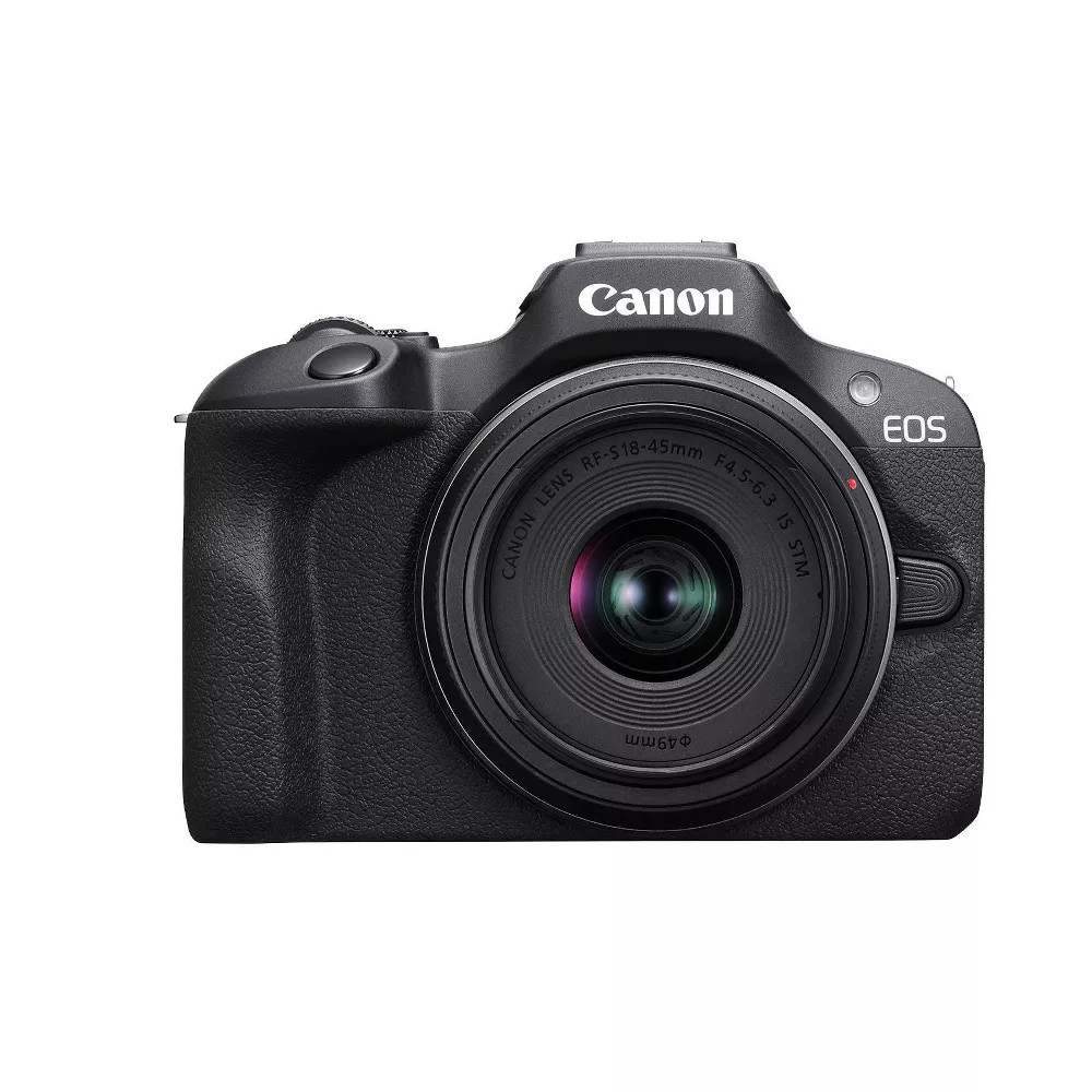 Canon EOS R100 RF-S18-45mm F4.5-6.3 IS STM Lens Kit: 24.1MP Mirrorless Excellent