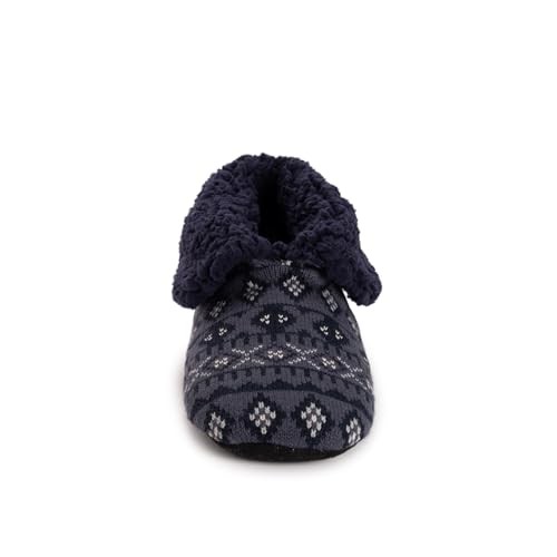 mens Bootie Slipper Large-X-Large Blue