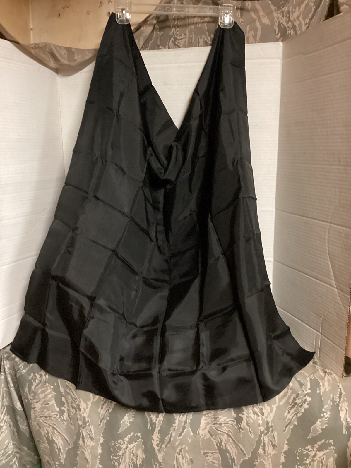 * Sale is for  1 USN navy dress neckerchief 36" x 36" tie black acetate enlisted