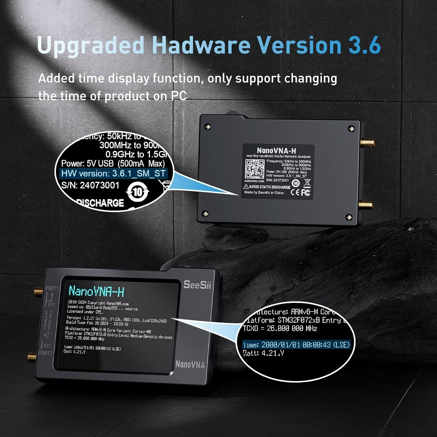Comprehensive Antenna Analyzer: Multi-Function 10KHz-1.5GHz with LCD Touchscreen