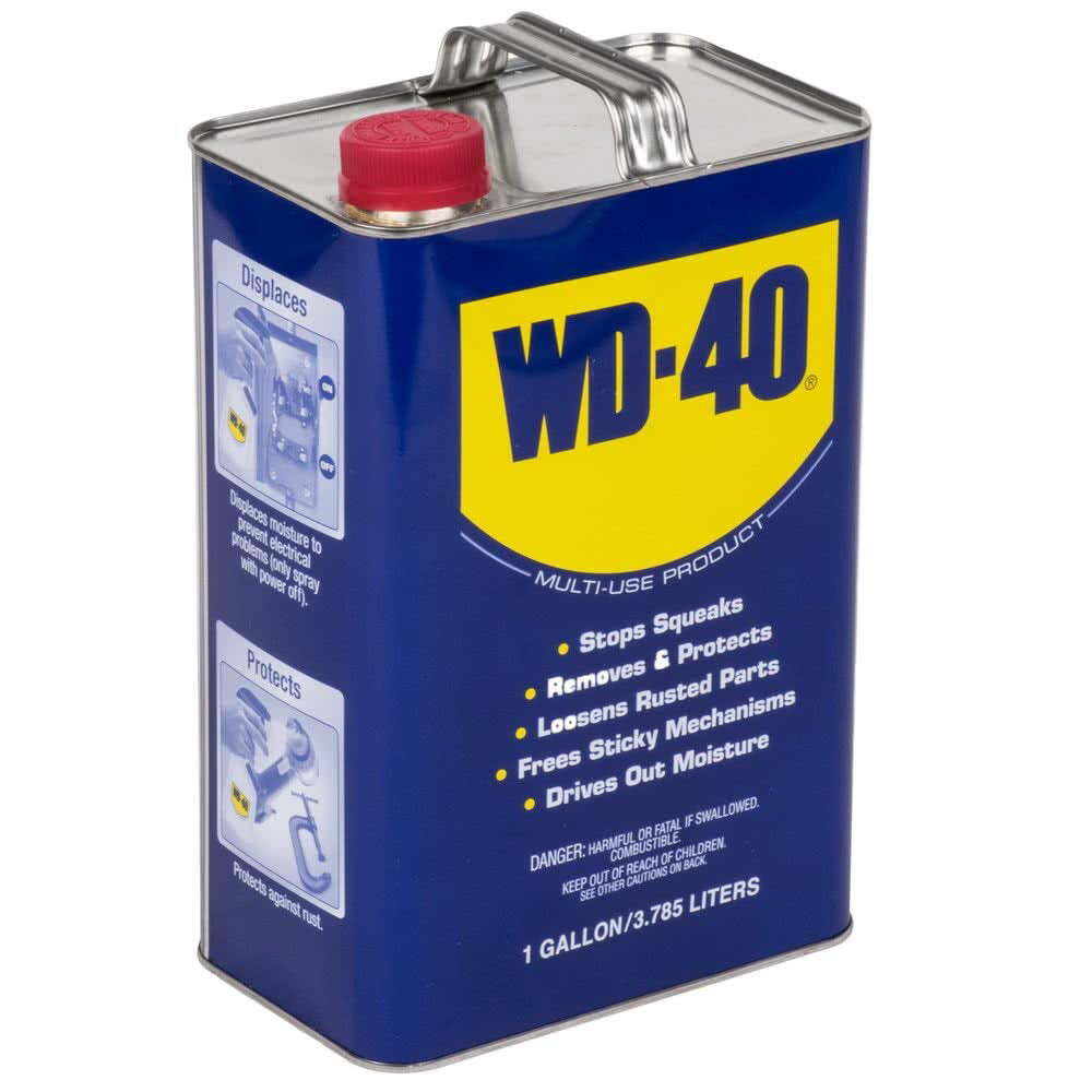 Original WD-40 Formula, Multi-Purpose Lubricant for Heavy Duty Use, 1 Gallon